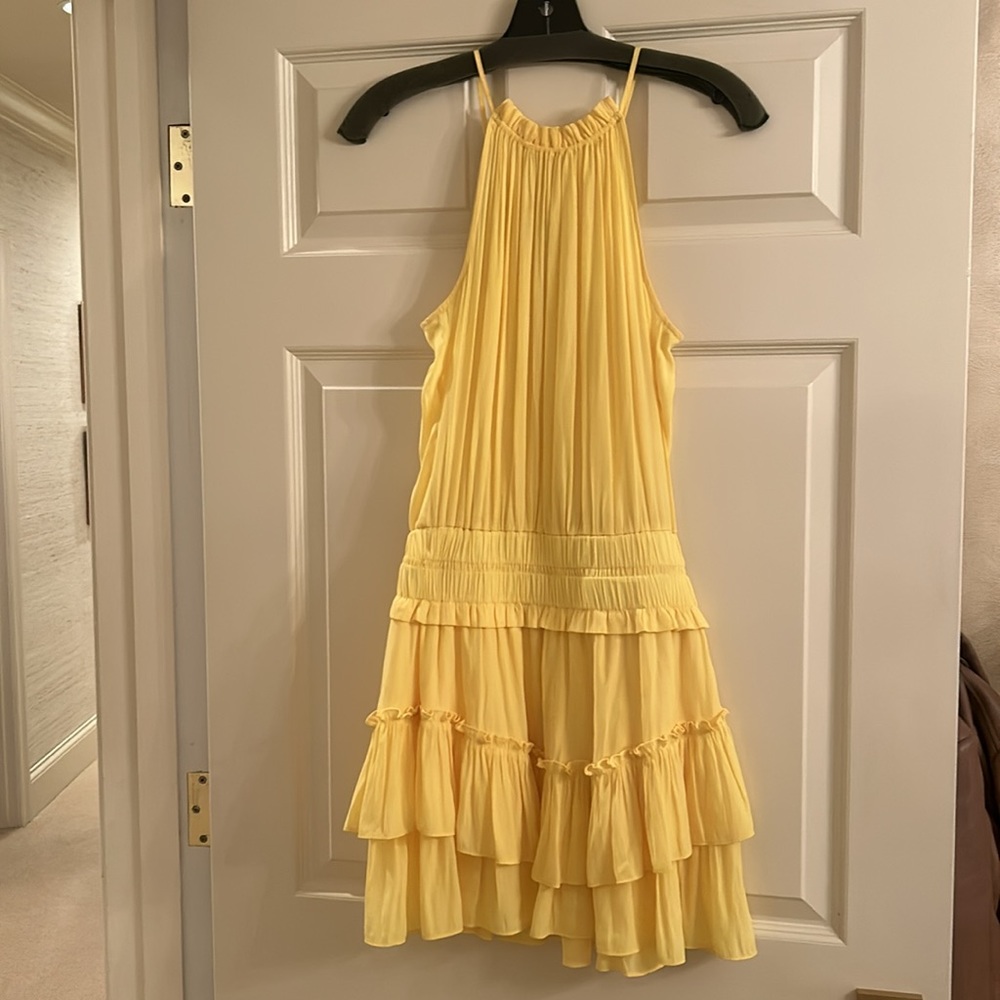 Ramy Brook Yellow Mini Dress